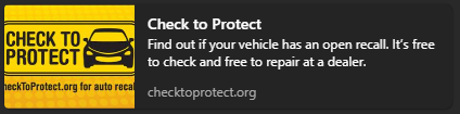 Check to Protect link, www.checktoprotect.org